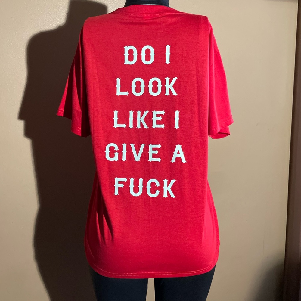 Red Graphic Women's Top
